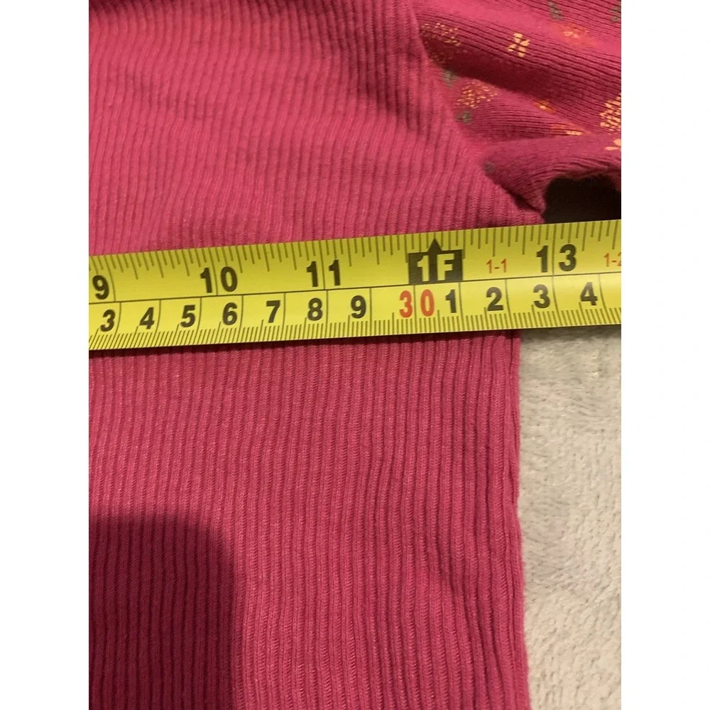 VTG Disney Winnie The Pooh 100 Acre Collection Long Ribbed Pink Shirt 4T Y2K